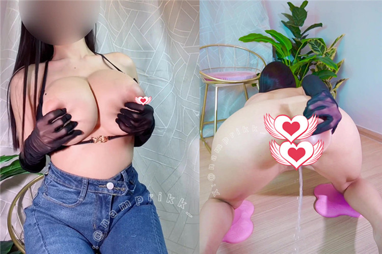 Npxvip-巨乳开档牛仔裤女把气囊塞进菊花充气拔出全身抽搐喷水[1v/436M]